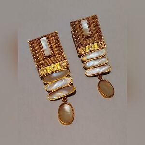 Handmade Pearl Drop Earrings